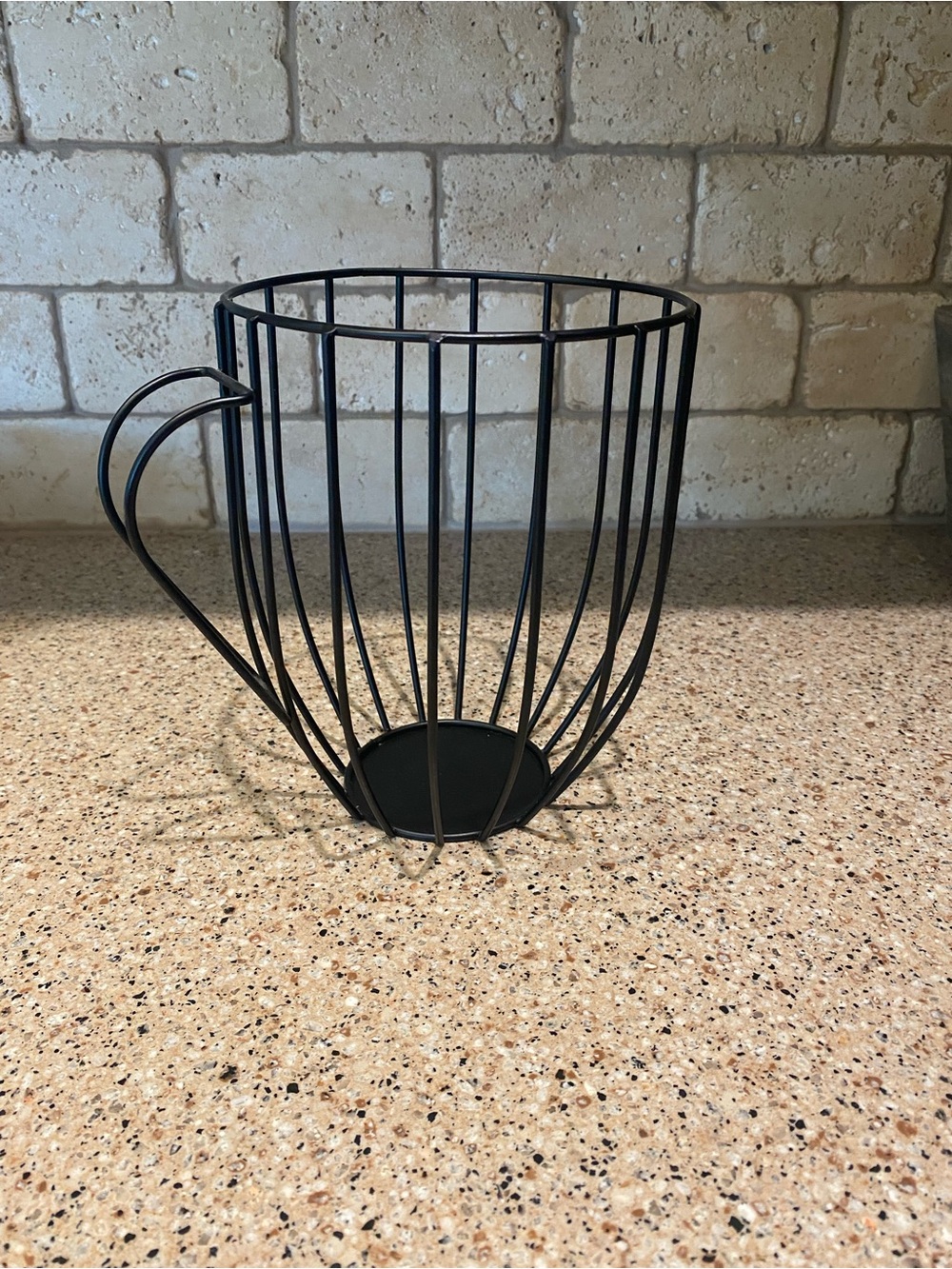 🌸 Coffee Pod Basket with Handle - Modern Kitchen Storage